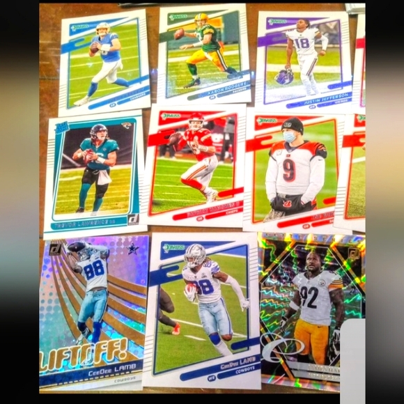 Football Cards Lot of 50 - Donruss 2021 *MINT* - Picture 3 of 4